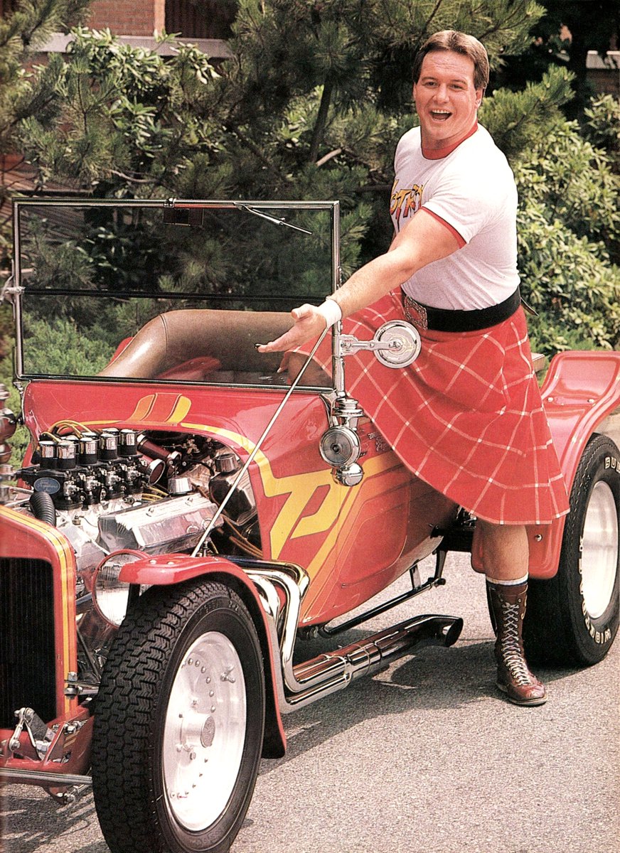 WWFWrestling1's tweet photo. Hot Rod's Hot Rod! ๐๏ธ #WWF #WWE #RoddyPiper https://t.co/FsfDX6tzC0