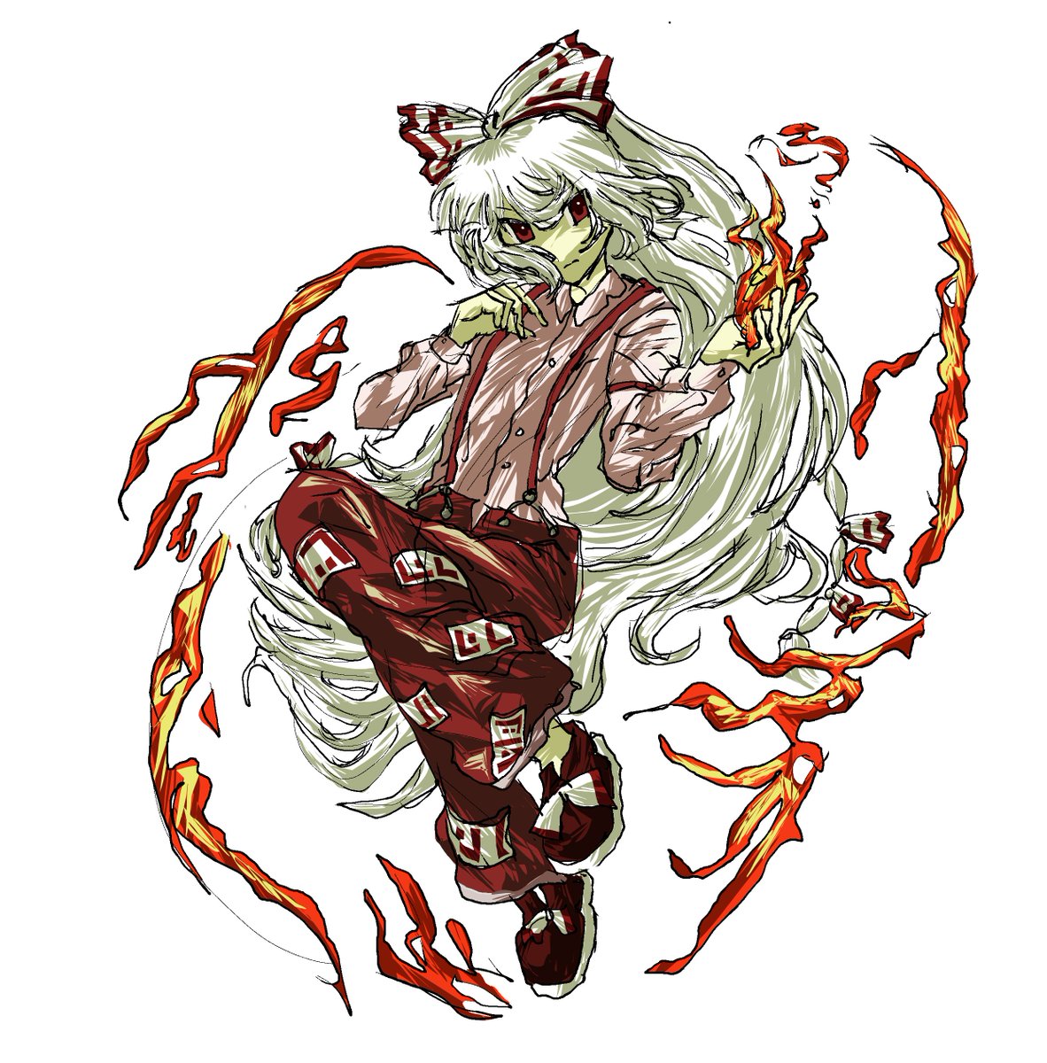 mr_mintae's tweet photo. #東方Project #藤原妹紅
환상향 대표 간지녀 https://t.co/m3uvLrc4IN