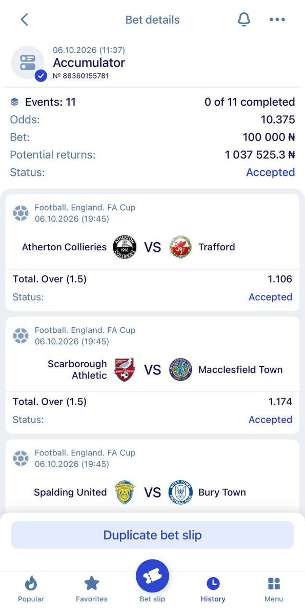 Emilyly01's tweet photo. BET OF THE DAY ON PARIPESA🚀

11 ODDS : C6CMA  9TCMA

A12MA  SXCMA

Register👇
https://t.co/n13TsrvfOy
app ⏩️ https://t.co/2GqJANZVlW

✅Use promo code MILYPESA to receive your welcome bonus up to N230,000

@BoomQueen_  @ShegunFunmiTips @suretips_x @bettinghubgames @ms__finest https://t.co/80SeYePd4B