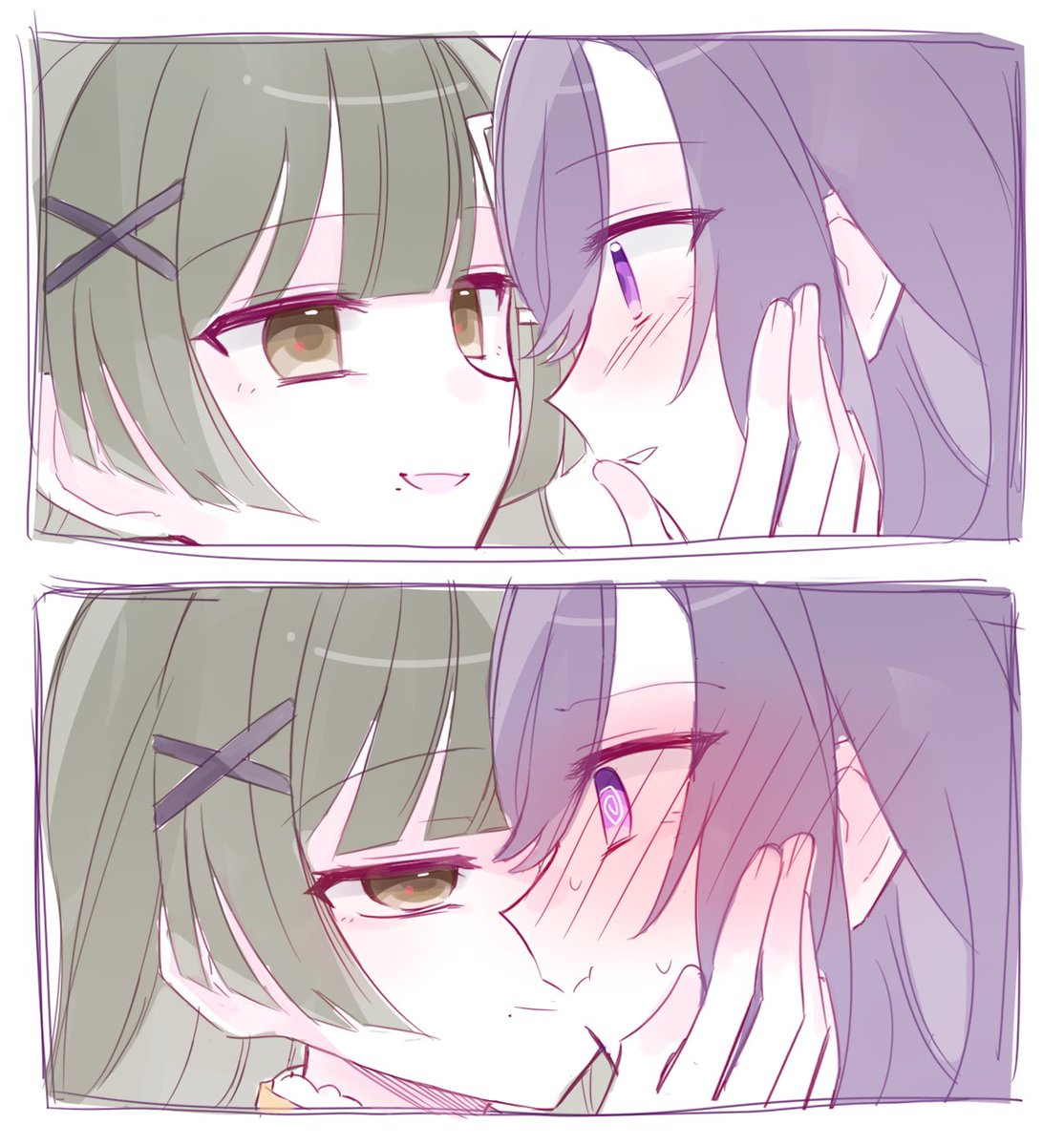 Ningen_Aku's tweet photo. 只是亲亲

#かくみやこ https://t.co/fkfO9Spz6D