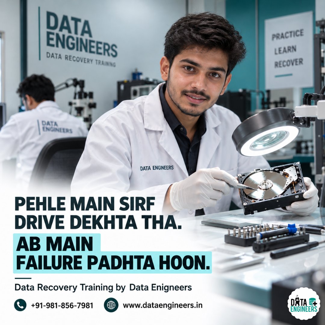 data_engineers's tweet photo. Want to build your career in data recovery?

📞 +91-981-856-7981
 🌐 https://t.co/QAaPwZlVij

#DataRecoveryTraining #DataRecoveryCourse #DataRecoveryClasses #HDDDataRecovery #HardDriveRecovery #HDDRecoveryTraining #DataRecoveryInstitute #DataRecoveryTrainingIndia https://t.co/IFcs9hMW7K