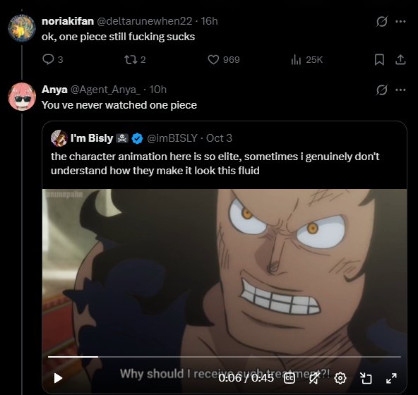 Luffyryuu's tweet photo. I hate One Piece dude 
Of course I haven't watched it 😮‍💨 https://t.co/7TxMEuFyvD