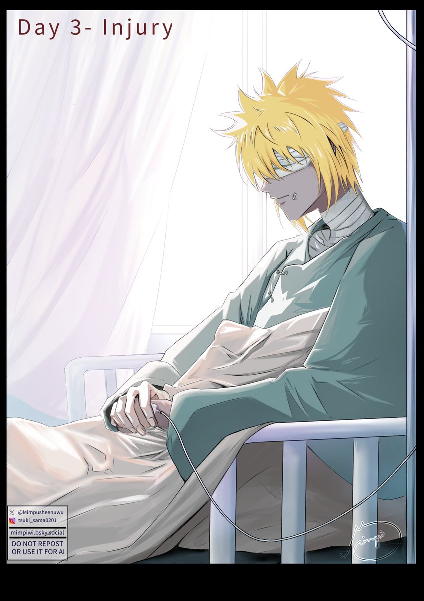 Mimpusheenuwu's tweet photo. #minatoweek2026 #minato #naruto
#loss
Day 3-Injury
Sorry minato 💔
@KokoDraws01 https://t.co/Ix1gK4pF1s