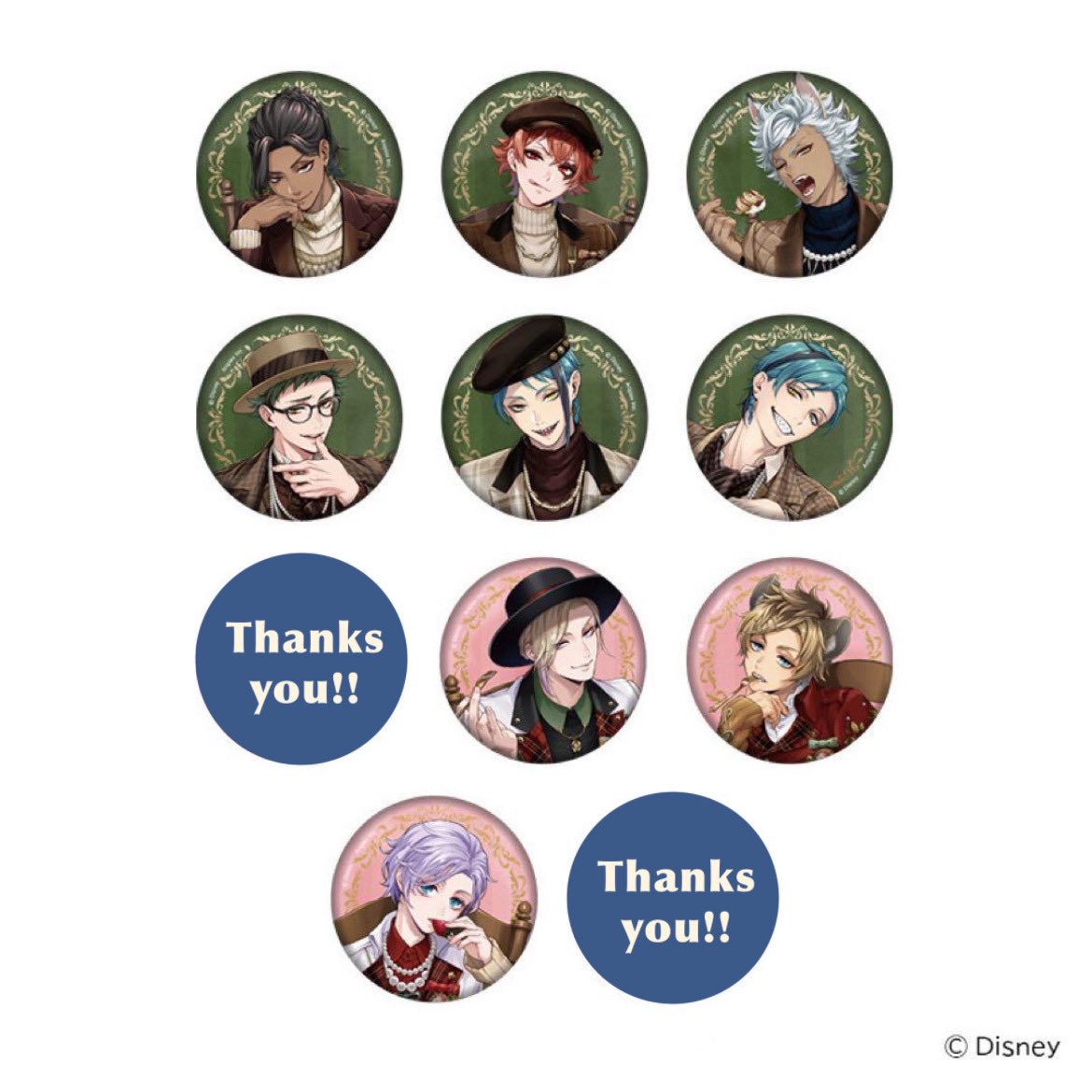 Lilytwst0801's tweet photo. ツイステ ボンボニエール 缶バッジ 
交換or譲渡 仮約束
譲)画像参照(各1)
求)マレウス,リリアor定価+送料
通販で1箱ずつ購入済み
⚠️郵送のみ,纏めての方優先
検索からもお気軽にお声掛けください🙇‍♀️ https://t.co/klGoG3vFMJ