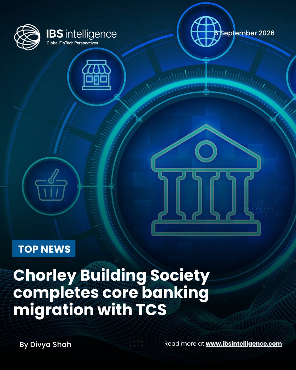 IBSIntelligence's tweet photo. 🚀📰 Top News of the Day! 🤖
UK-based Chorley Building Society has completed the migration of its core banking and lending operations in partnership with Tata Consultancy Services (TCS), marking the conclusion of a digital transformation programme announced in late 2024. The implementation forms part of Chorley’s broader modernisation strategy as it expands digital capabilities while continuing to support its mortgage and savings customers across England, Scotland and Wales.

Read more: https://t.co/gwCU3pSxFO

#ChorleyBuildingSociety #TataConsultancyservices #AI #Mortagage #FinTech #Banking #England #DigitalBanking #FinancialServices #BankingTechnology #IBSintelligence #FinTechNews
