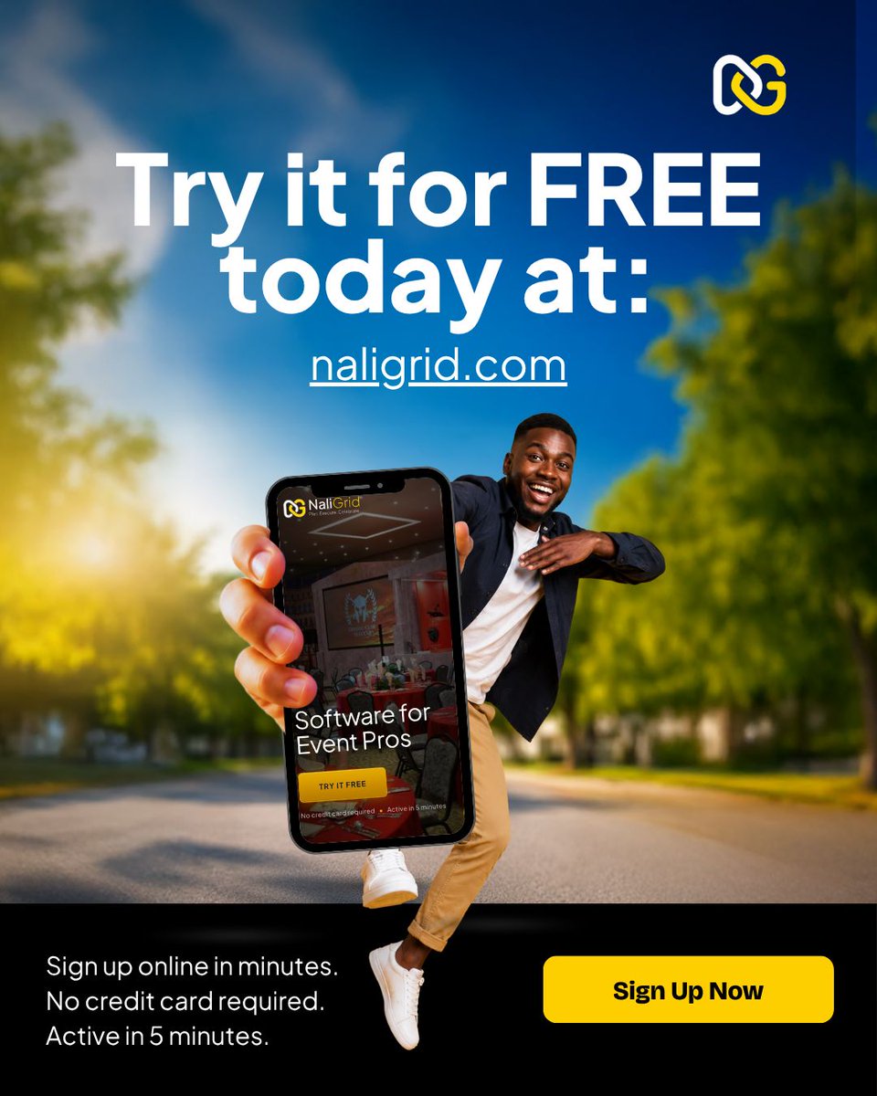naligrid's tweet photo. NaliGrid helps everyone have that conversation upfront.

Less back-and-forth. Better planning.

#NaliGrid #NigerianEvents #EventPlanning https://t.co/gS2NxuJETp
