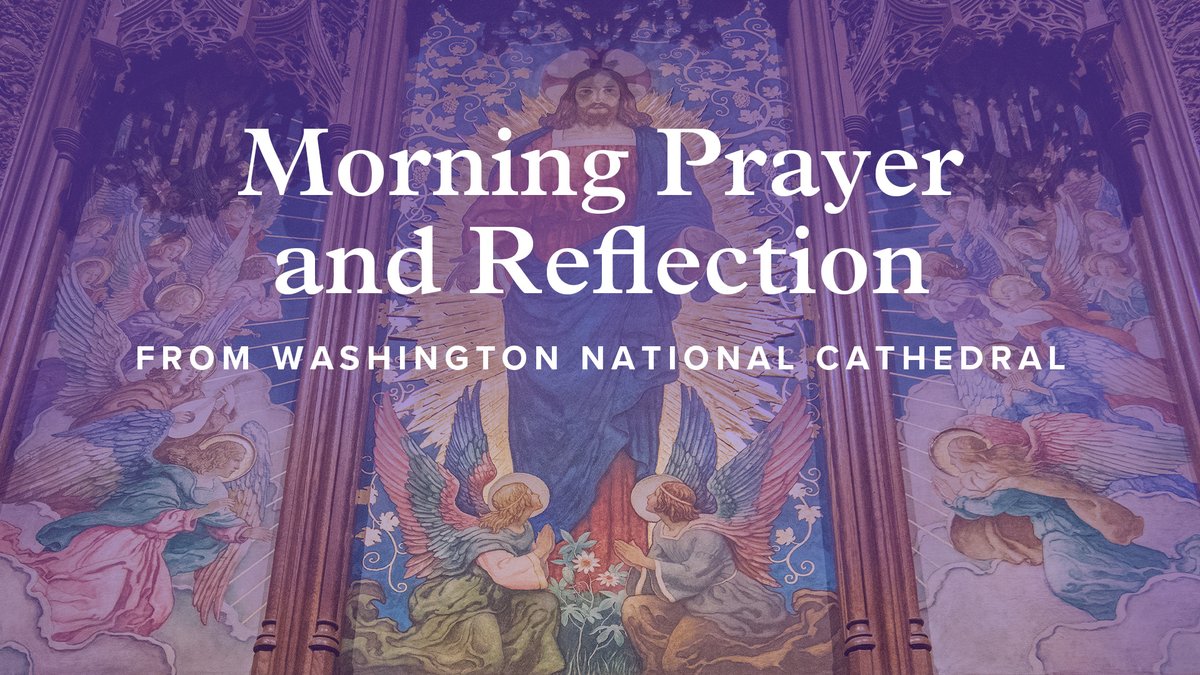 WNCathedral's tweet photo. Join The Rev. Patrick Keyser for this prayer and reflection of Luke 10:38-42, encouraging us to enjoy the presence of God so freely offered to us. #nationalcathedral #morningprayer

https://t.co/OUaZuwAzyQ https://t.co/LTl7kn9UIi