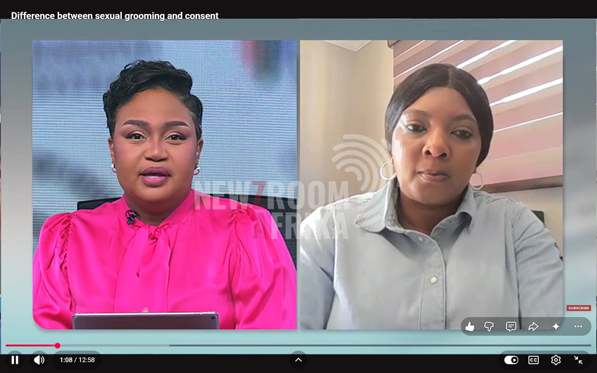 UPChildLaw's tweet photo. Our Director, Ms Ozah, recently spoke to Newzroom Afrika on a high-profile case, highlighting key issues around child protection, grooming, coercion and sexual exploitation.

Watch full interview:

https://t.co/gbCqTIvYkx

Source: Newzroom Afrika https://t.co/S5WSwMMVTI