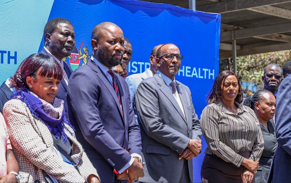 MOH_Kenya's tweet photo. Kenya Confirms First Imported Case of Bundibugyo Ebola Virus Disease

The Ministry of Health has confirmed Kenya’s first imported case of Bundibugyo Ebola Virus Disease in a Kenyan citizen who had been living in the Democratic Republic of Congo (DRC).

The patient fell ill about a month ago and received treatment at several hospitals in the DRC. He travelled by road to Kampala before boarding Jambo Jet flight 8523 to Nairobi, arriving on Saturday, 3 October, at 1:10 p.m.

After arriving at Jomo Kenyatta International Airport, he was taken to Nairobi Hospital, where he was isolated and assessed. He was later transferred to the hospital’s East Wing Isolation Facility. His symptoms included fever, chills, fatigue, muscle pain, painful swallowing, a sore throat and bleeding under the skin at injection sites.

Following assessment of his symptoms and travel history, a sample was collected for testing. The National Virology Reference Laboratory and the Kenya Medical Research Institute independently confirmed Bundibugyo Ebola Virus Disease.

The patient received supportive treatment but has since died. The Ministry has conveyed its condolences to his family and friends. Arrangements for a safe and dignified burial are underway in line with Ebola burial protocols.

The Ministry has identified 28 contacts, including family members and health workers who attended to the patient. It is also tracing 23 passengers and four crew members who travelled on the same flight. Quarantine arrangements are underway for people considered to be at risk.

Kenya has maintained a heightened alert for Ebola since the outbreak began in May 2026. As of 6 October, health authorities had screened 652,584 travellers and tested 267 samples across five laboratories: the National Virology Reference Laboratory, Kenya Medical Research Institute laboratories in Nairobi and Kisumu, and mobile laboratories at the Busia and Lwakhakha border points. One sample has tested positive.

A total of 4,971 health workers at national and sub-national levels have received training in Ebola prevention and management. The Ministry has also notified the World Health Organization in line with the International Health Regulations.

Health Cabinet Secretary Hon. Aden Duale, EGH, reassured the public that systems are in place to respond and urged Kenyans not to panic. He encouraged frequent handwashing or use of alcohol-based hand rubs, avoiding close contact with sick people arriving from countries reporting active Ebola transmission, and seeking care at a recognised health facility if unwell. Members of the public should also report anyone who is unwell to the nearest health facility.

Health workers have been urged to remain vigilant and consistently apply infection prevention and control measures. The public is encouraged to follow official Ministry of Health channels and call the toll-free 719 health information line for updates. The Ministry will continue to provide information as it becomes available.

The Cabinet Secretary was joined at the briefing by Principal Secretary for Medical Services Dr Ouma Oluga; Principal Secretary for Public Health and Professional Standards Ms Mary Muthoni; Director General for Health Dr Patrick Amoth, World Health Organization Country Director Dr Neema Kimambo; Nairobi Hospital Chief Executive Officer Mr Felix Osano; Kenya Red Cross Society Secretary General Dr Ahmed Idris; and Ministry departmental and divisional heads.
