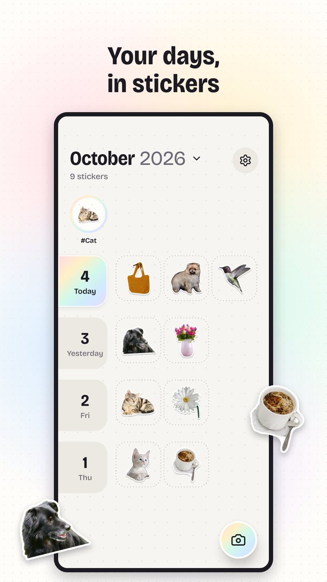 gnltscemal's tweet photo. Peelday: Sticker Günlüğü yayında.

Peelday ile her gününüzü ayrı bir sticker paketine çevirin. 
İster sosyal medyada paylaşın ister WhatsApp'ta çıkartma olarak kullanın.

https://t.co/Z1dtOHZAQs https://t.co/OD5CSv1HnF