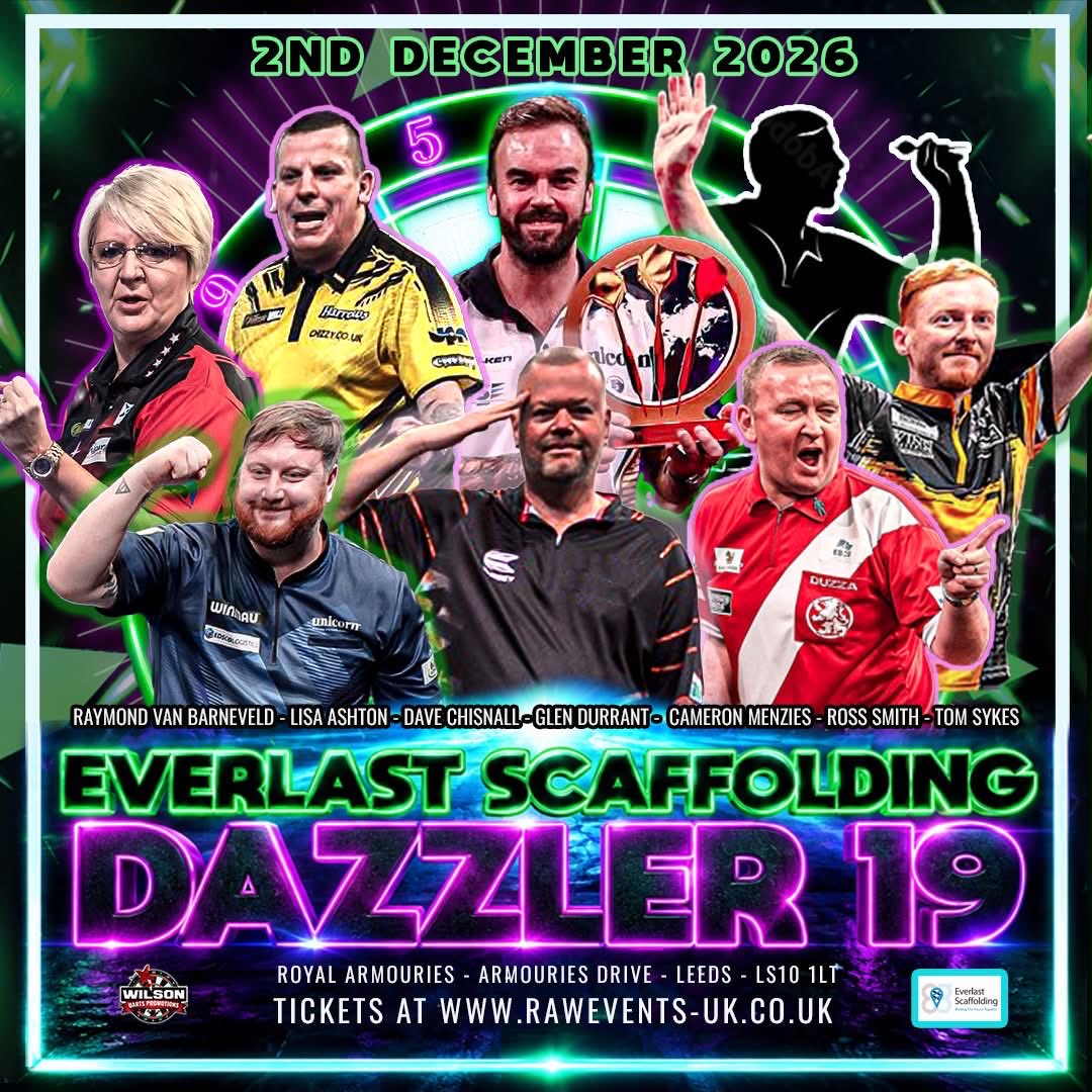 Raybar180's tweet photo. Wow 19 years of the Dazzler!

Look forward to seeing you there , get your tickets now 🫡 https://t.co/hwC5kaj4aS