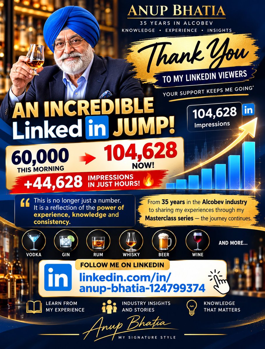 Anupbhatia7's tweet photo. #linkedin #masterclass #alcobev #googlelocalguide 
Requesting to follow me on my Distribution masterclass rum masterclass and much more https://t.co/sfVgbq2T3h