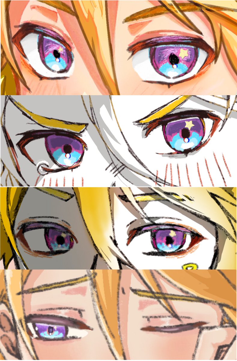 awaiwaaaaa's tweet photo. 目の成長　#YuDrawWilson https://t.co/FyYPfS8aqz