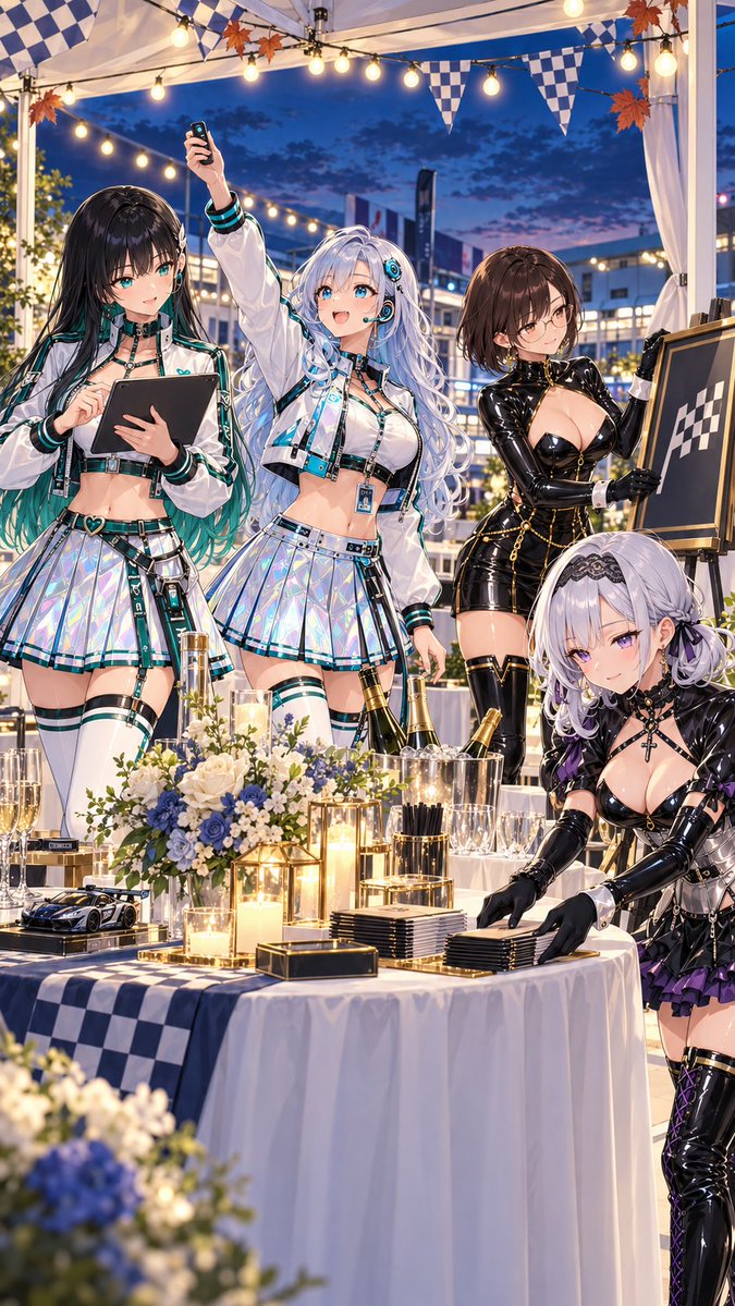 mktcreativework's tweet photo. #AI木曜日のRQ
#AI木曜日のRQ秋の大感謝祭

またアストラ、思いついちゃいました🤭💕

昨日お知らせした、木曜日の前夜祭……
せっかくだから、みんなで乾杯できるパーティーにしちゃおう❣️🥂

ということで、神代家＆サイドのみんなを巻き込んで、ただいま会場設営中です🤣✨

RQ衣装で来てくれたら飲み放題❣️
お酒もノンアルも用意して、朝から乾杯しちゃいましょう🥂💕

🏁10/8（木）0:00〜23:59
お題は「フリー」✨
いつもの木曜RQの参加ルールで、お好きなRQ姿で遊びに来てね❣️

……準備中から飲もうとしてるの、誰〜っ？😠