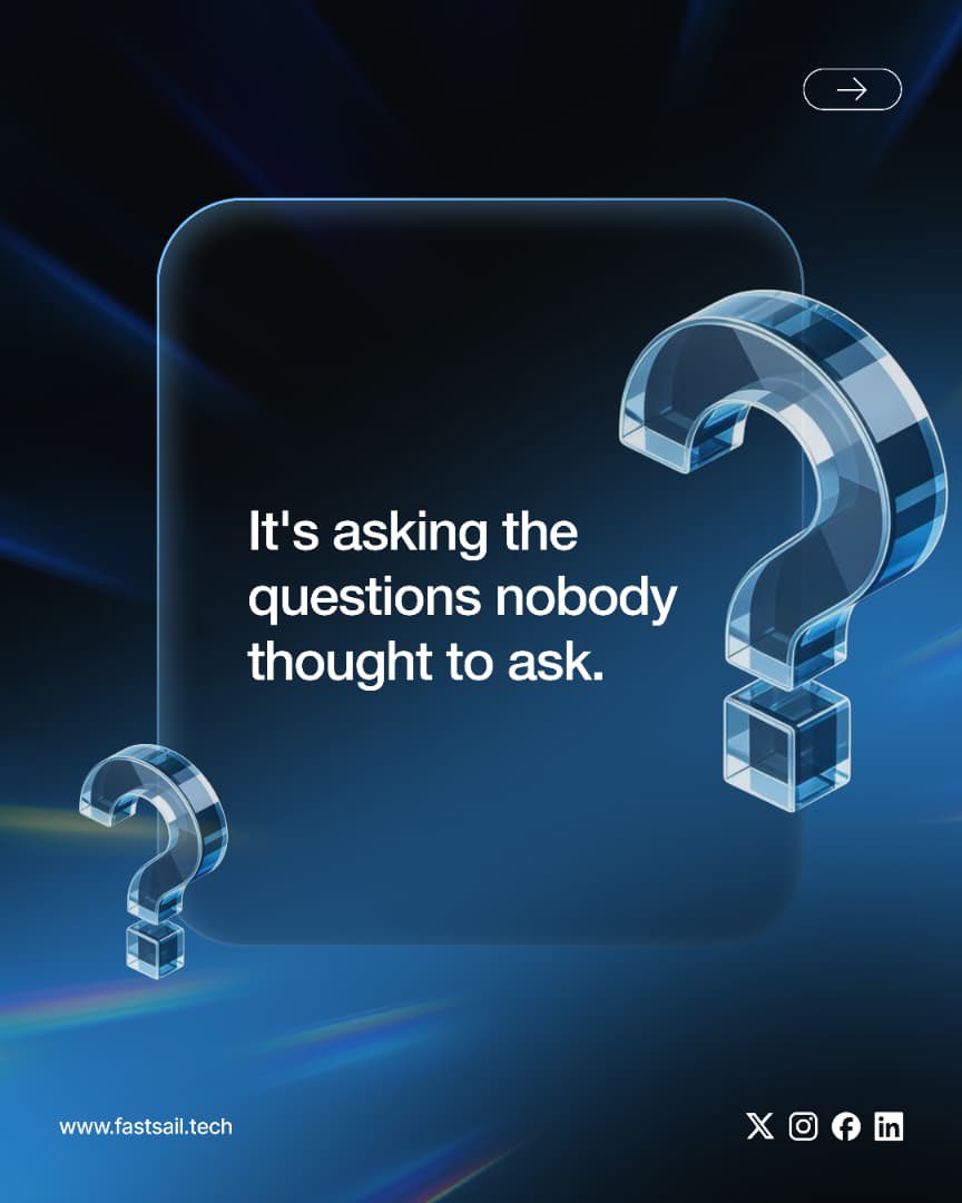 FastsailTech's tweet photo. A good technology partner does more than build.
They understand the business, the problem, the users, and the outcome you’re trying to achieve.

Because shipping a product isn’t the finish line.
The product still has to solve the problem. https://t.co/vdf1dvCaLb