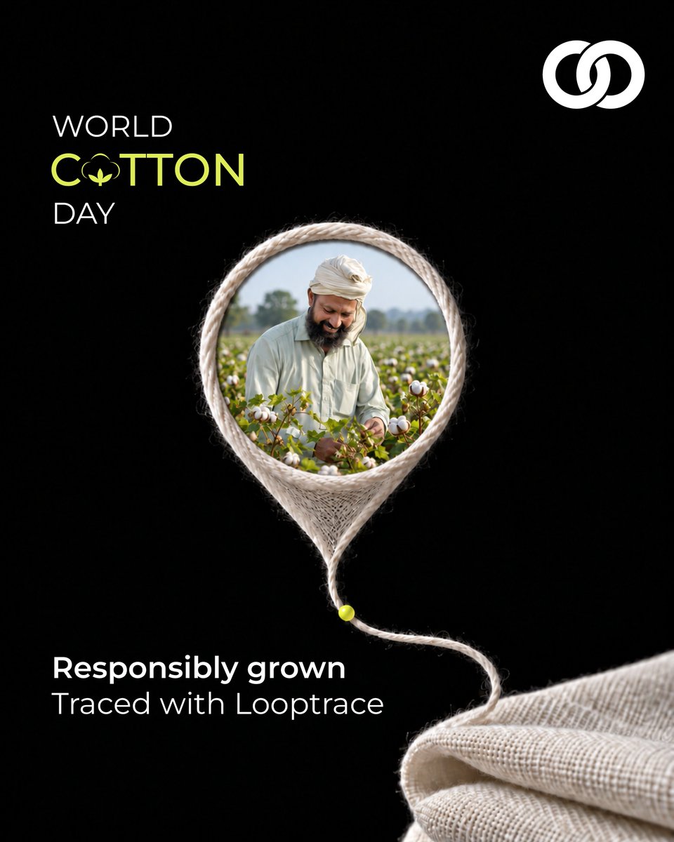 InterloopLtd's tweet photo. This #WorldCottonDay, we’re looking at cotton from the farm onwards.

Interloop’s Regen and Organic Kapas focus on how it is grown, while Looptrace links 43,000 farmers to the supply chain for greater visibility from the source.

#InterloopKapas #Traceability https://t.co/8D1hxSyeZh