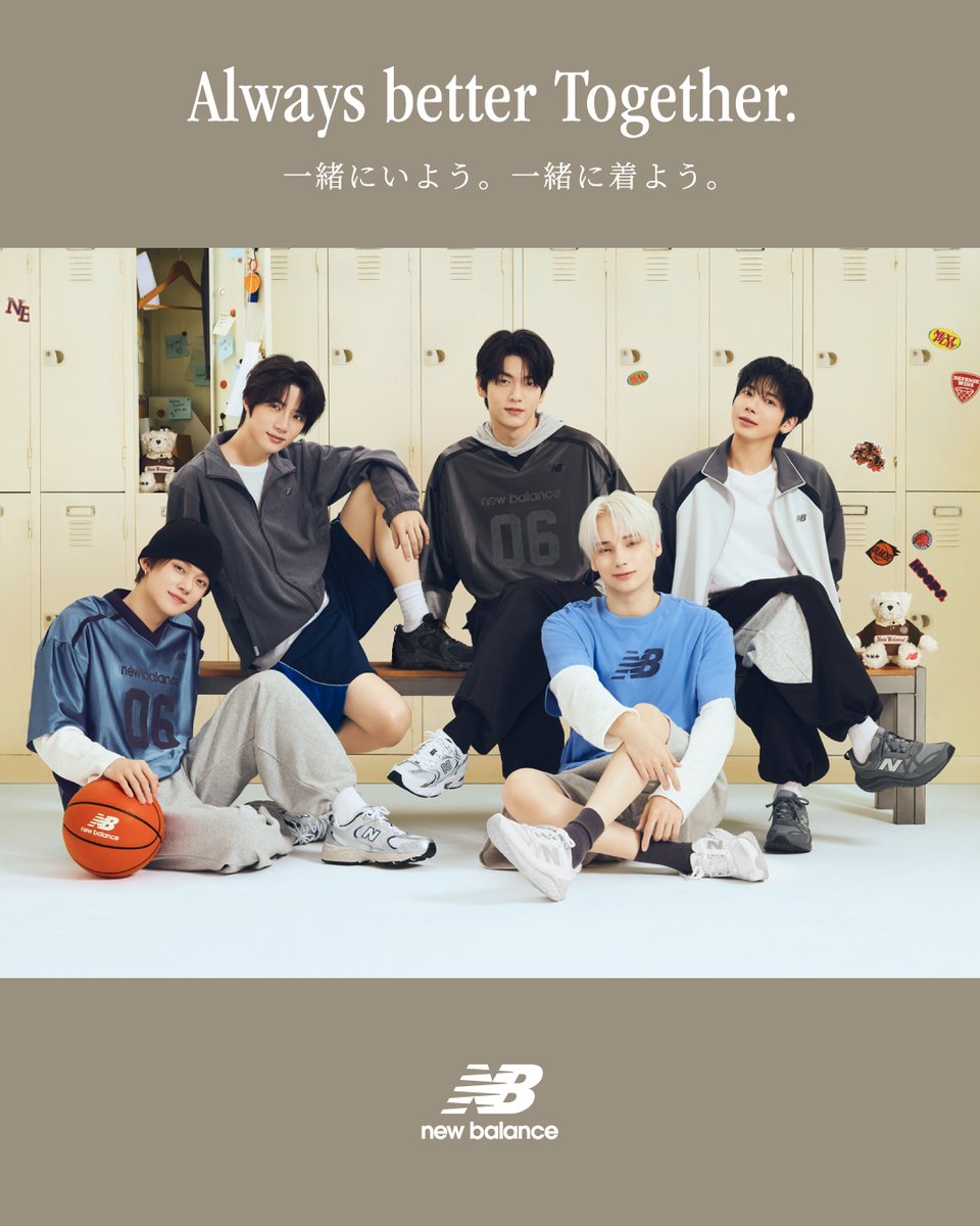 ABCMART_INFO's tweet photo. Always better Together.
一緒にいよう。一緒に着よう。✨

10/8(木)よりキャンペーンスタート！

✨『TOMORROW X TOGETHER WORLD TOUR ＜STEAL THE WIND＞ IN JAPAN』✨開催を記念してABC-MART限定のニューバランスキャンペーンを実施！

全国のABC-MART店舗およびABC-MARTオンラインストアで
ニューバランスの商品を購入して応募すると…

🎤 サウンドチェックイベント
🐻 ニューバランス/TXT オリジナルテディベア

などが抽選で当たる🎁✨

さらに、ニューバランスのアパレル(ソックスを除く)を1点購入すると、
店頭とECでそれぞれ異なる”撮り下ろしビジュアル”の限定ステッカーをプレゼント💙

数量限定なので、お早めに✔️

TOMORROW X TOGETHERのメンバーが着こなす
ニューバランスのスタイリングもチェックしながら、
お気に入りを見つけてね👕👟✨

👉ABC-MART
https://t.co/REo181ubTM
👉ABC-MART GRAND STAGE
https://t.co/2InAG3T9Nf
※10/8(木) 9：00公開予定

@TXT_bighit_jp 

#TXT #TOMORROW_X_TOGETHER #newbalance #abcmart