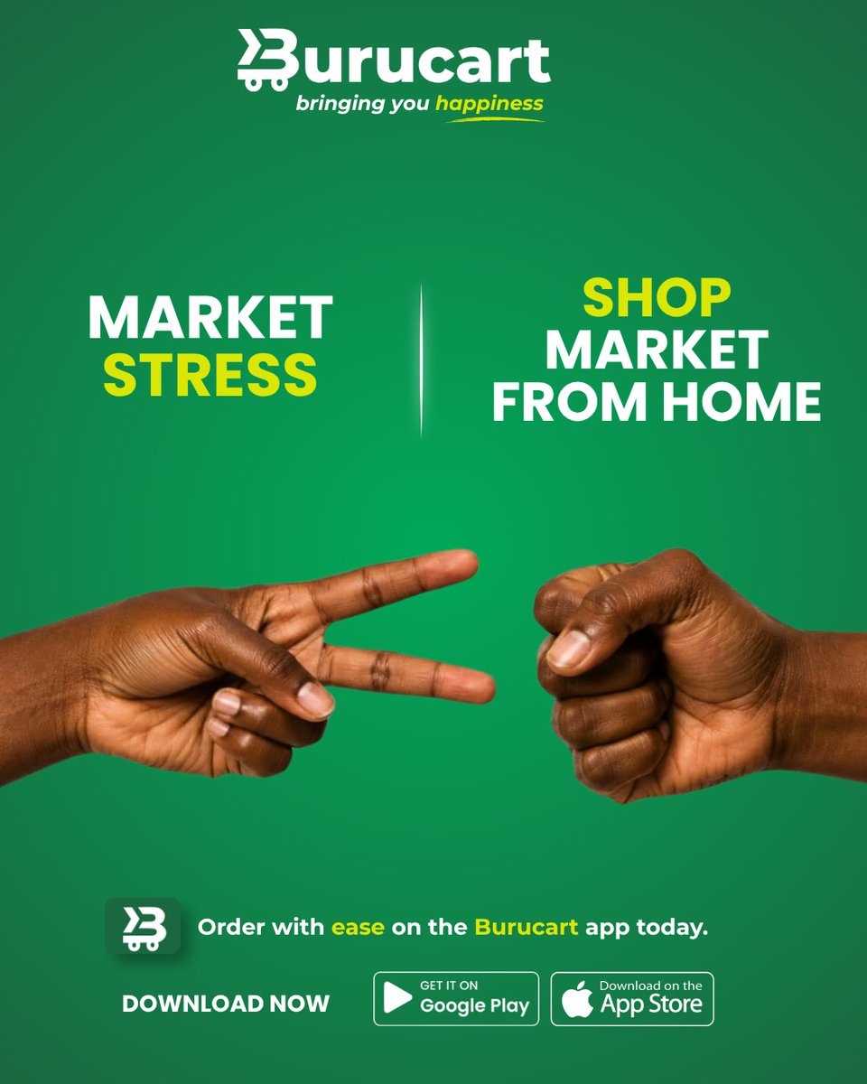 BurucartHQ's tweet photo. You can only WIN with Burucart. 😌💚🛒
From food &amp; groceries to airtime, data &amp; bills, get what you need without the stress.

Abuja, make life easier. Order on Burucart and let us handle the rest. 😉

FREE DELIVERY ON YOUR FIRST ORDER. 

#Burucart #ShopBurucart #Abuja #AbujaLife https://t.co/R44VBbqSow