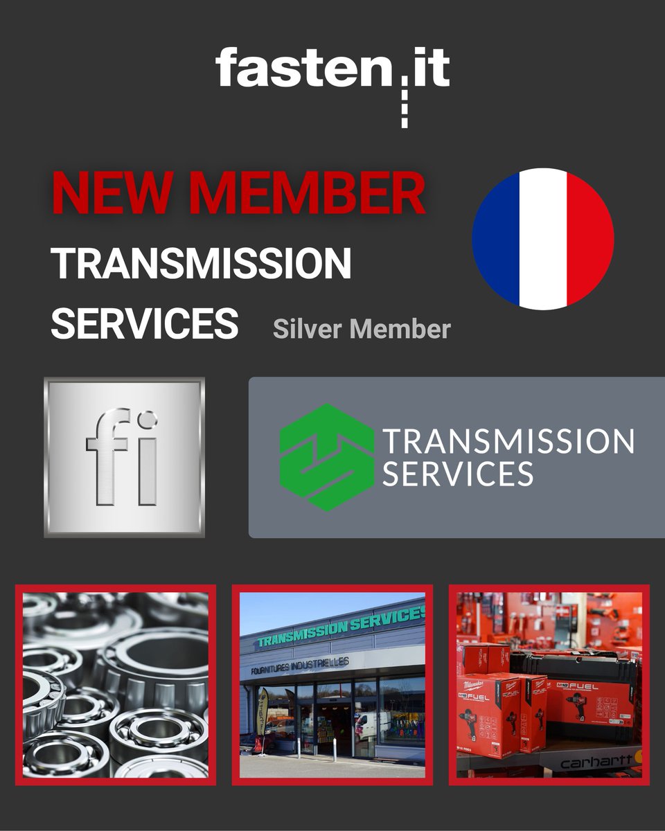 Fastenit's tweet photo. Transmission Services joins https://t.co/42t756C5ux as a Silver Member!

Since 1998, the company has been supporting professionals and individuals with their industrial supply needs.

View their company profile here 👉 https://t.co/0rPjPlxCTy

#fastenit #transmissionservices https://t.co/Pe6bRvYTgH