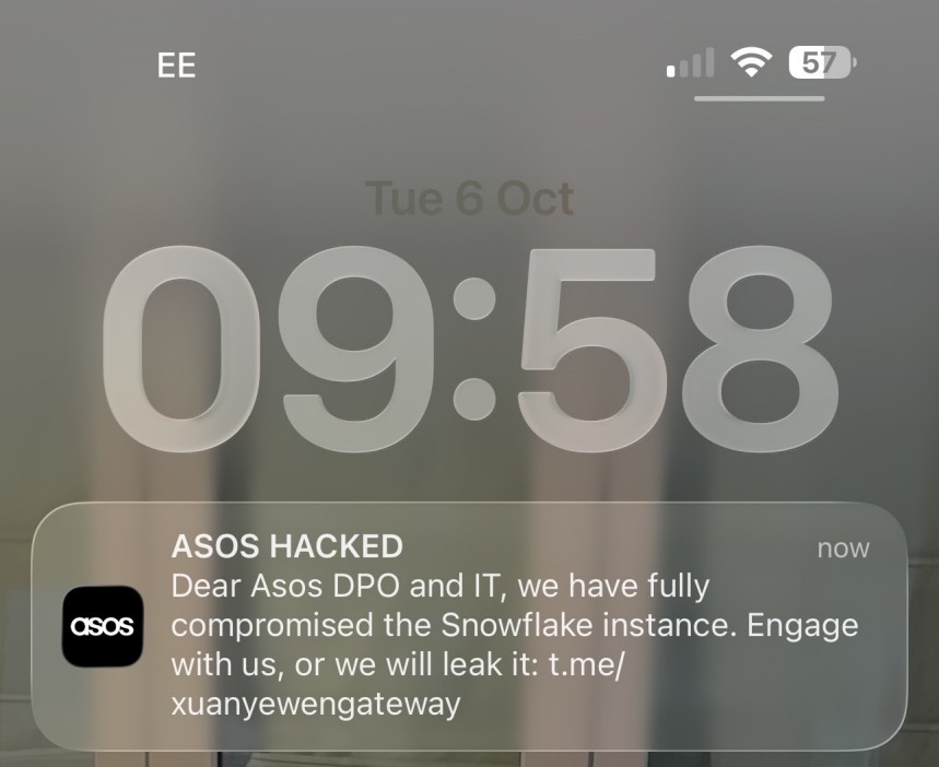BigFans_Blog's tweet photo. ASOS Hacked? Customers Receive Alarming Warning as Retailer Investigates https://t.co/0sCMaNUJXv
#ASOSHacked #CyberSecurity #DataBreach #ASOS https://t.co/IHUpuoD9uC