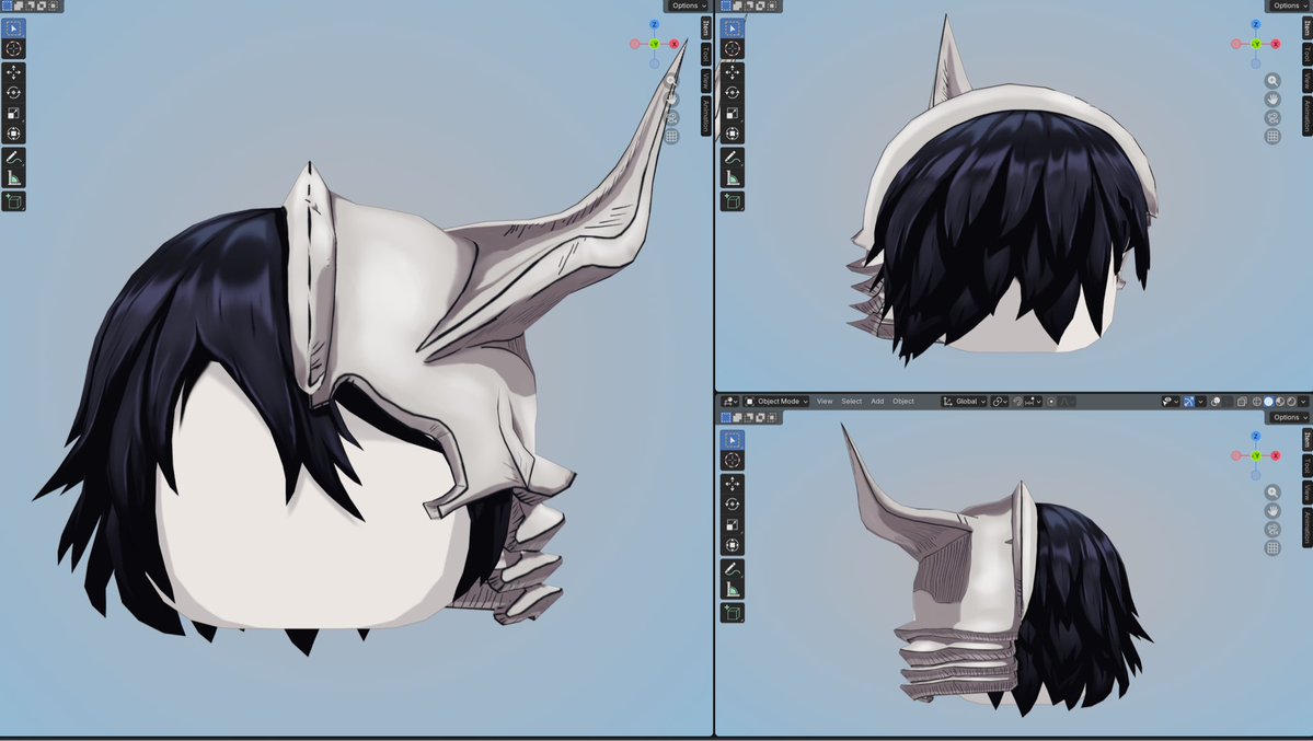 Risu_Tolik's tweet photo. Ulquiorra’s  hair into Roblox. 🖤⚔️
Good fit for any anime game or avatar style. What do you think?

#RobloxDev #RobloxAnime #UGC #Roblox https://t.co/NxApD6Jm7R