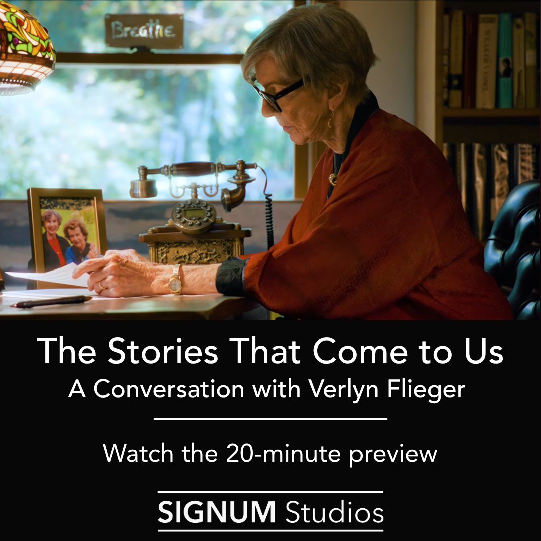 SignumU's tweet photo. Put the kettle on and spend 20 minutes with Tolkien scholar Verlyn Flieger. ☕

Watch a preview of our documentary The Stories That Come to Us:
https://t.co/R4AyOyzLZn

Pre-order the full conversation for $9.99 USD:
https://t.co/hwC7pLJax6 https://t.co/M7YS0ztcBl