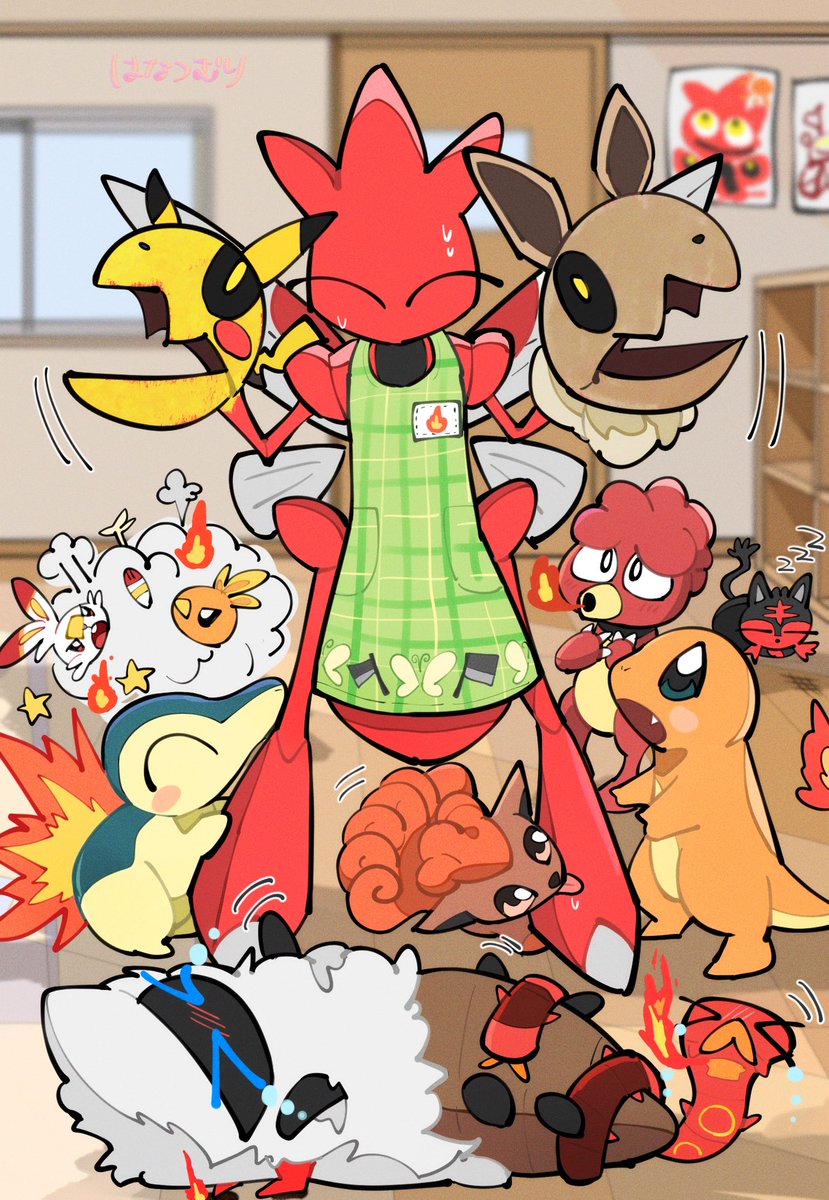 hanappe613's tweet photo. 体が赤いというだけで ほのおクラスを任されることになったハッサム https://t.co/ts28E4k26t