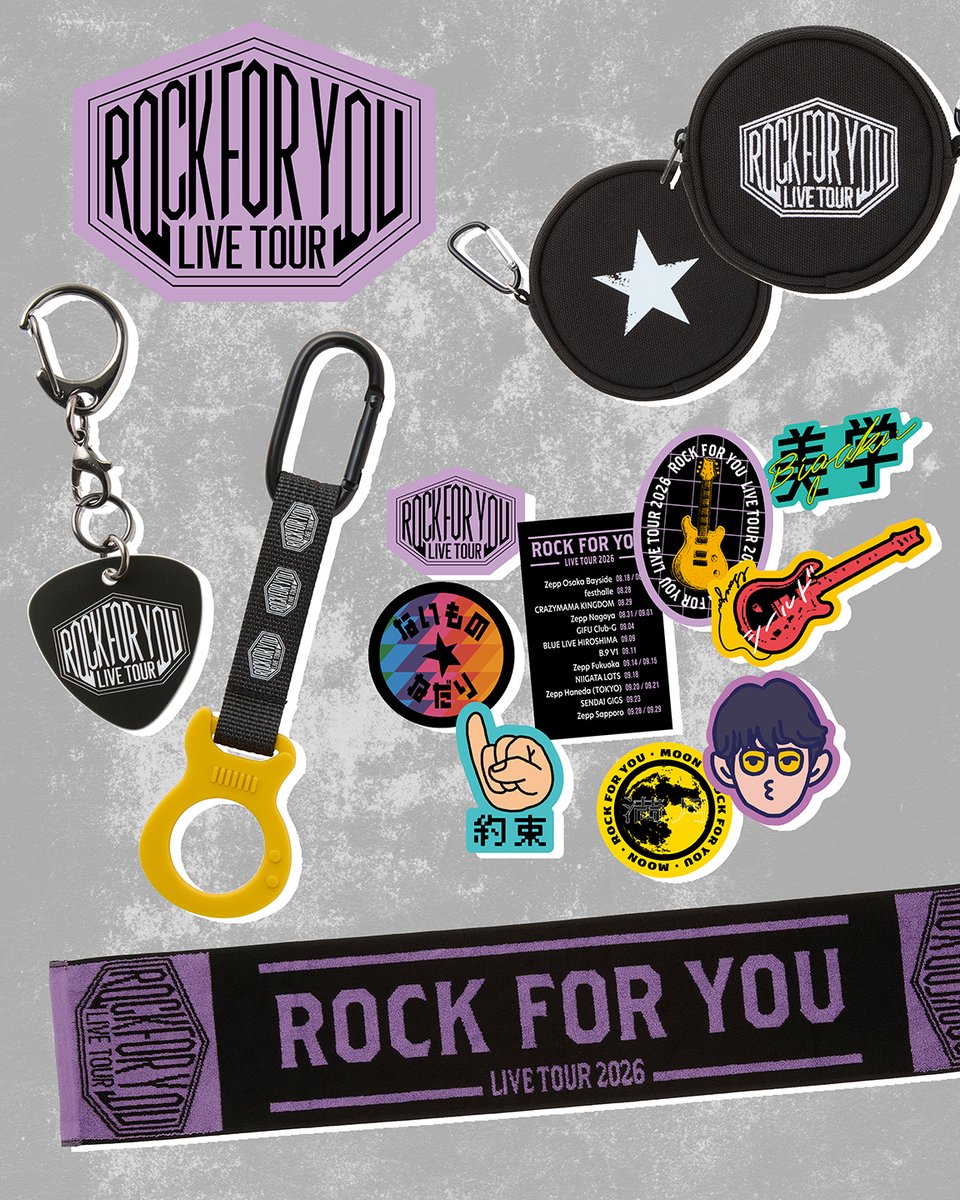 MerchCompany_jp's tweet photo. 【Merch Market】
Instagramが更新されました。
今回は「ROCK FOR YOU LIVE TOUR」

Merch Market Instagramアカウントよりご覧ください。
https://t.co/aDKrg9H8Is https://t.co/mVHwa84unw
