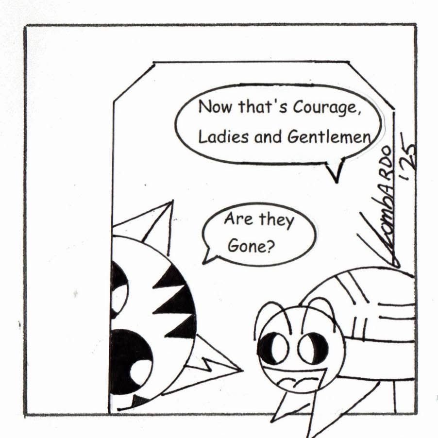 slap_comics's tweet photo. The Definition of Courage
If you enjoy what I do, please support me on Ko-fi!
https://t.co/Y5tFtOxy1e
Also visit my Cafe Press store, click on the Link Tree
on my profile
https://t.co/OSBK4dDiBH
#security #securityguard #catcartoons #catcomicstrip #comicstrips #comics https://t.co/KBl0Nwcszs