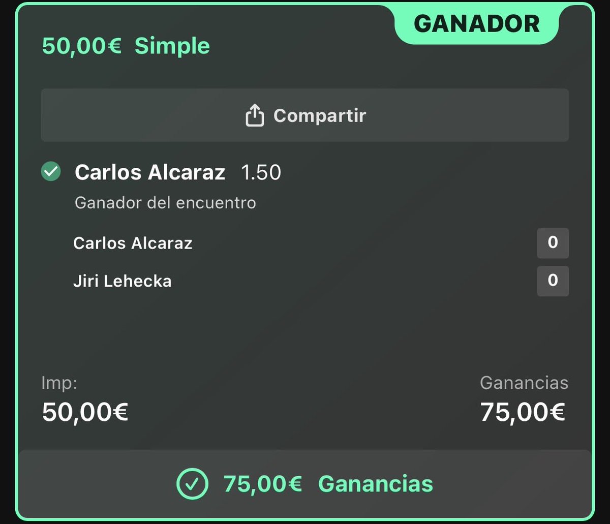 LWAlphaPicks's tweet photo. Lo que os digo, dos ✅✅ muy fáciles hoy que se quedan por el grupo de telegram, siento que la única que compartí por aquí se haya perdido, uníos para no perderos nada.

https://t.co/i8P794TfPc https://t.co/ckrVzahkp2