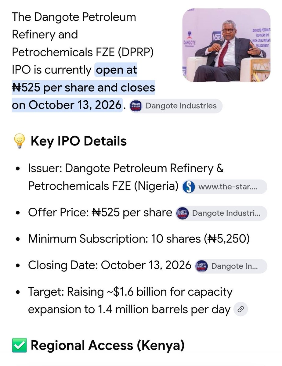 kamaupol's tweet photo. @The_Neighbor_Ng In retrospect, Kenyans are financing the project through an IPO. We shall own the project 97%. What do you guys own? https://t.co/DQXCXegyyO