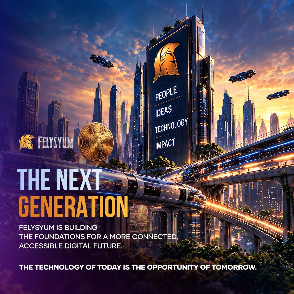 felysyum's tweet photo. ⚡️ TRUE UTILITY. REAL IMPACT. 🏛️🌐
Beyond the charts lies the foundation: People, Ideas, Technology, and Impact. Felysyum is engineering a connected digital future powered by real innovation funding.
The technology of today is the opportunity of tomorrow. Step into the next generation with $FELY! 💎🚀
#Felysyum #FELY #Blockchain #DeFi #Web3 #FutureTech
