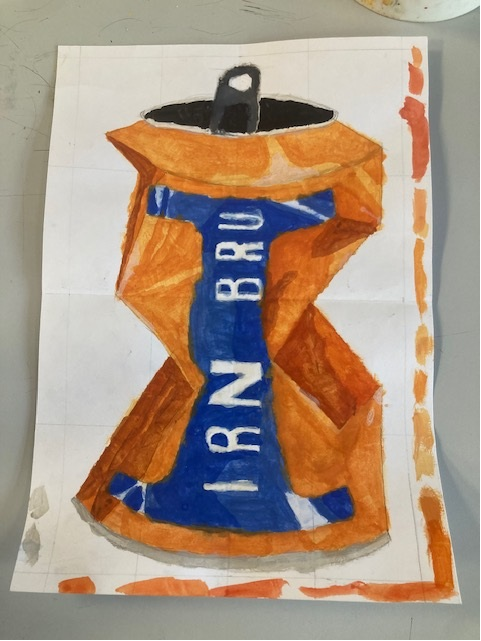 ColtnessHS's tweet photo. Happened upon a young man in S2 in an Art Class today at  breaktime. He told me he wasn't very good at art...I beg to differ! https://t.co/upZr48khPX