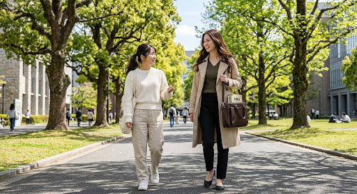 tmizug3's tweet photo. 蒼と凛香：通学風景。#AIart #AIpic https://t.co/WvrTrjPxgG