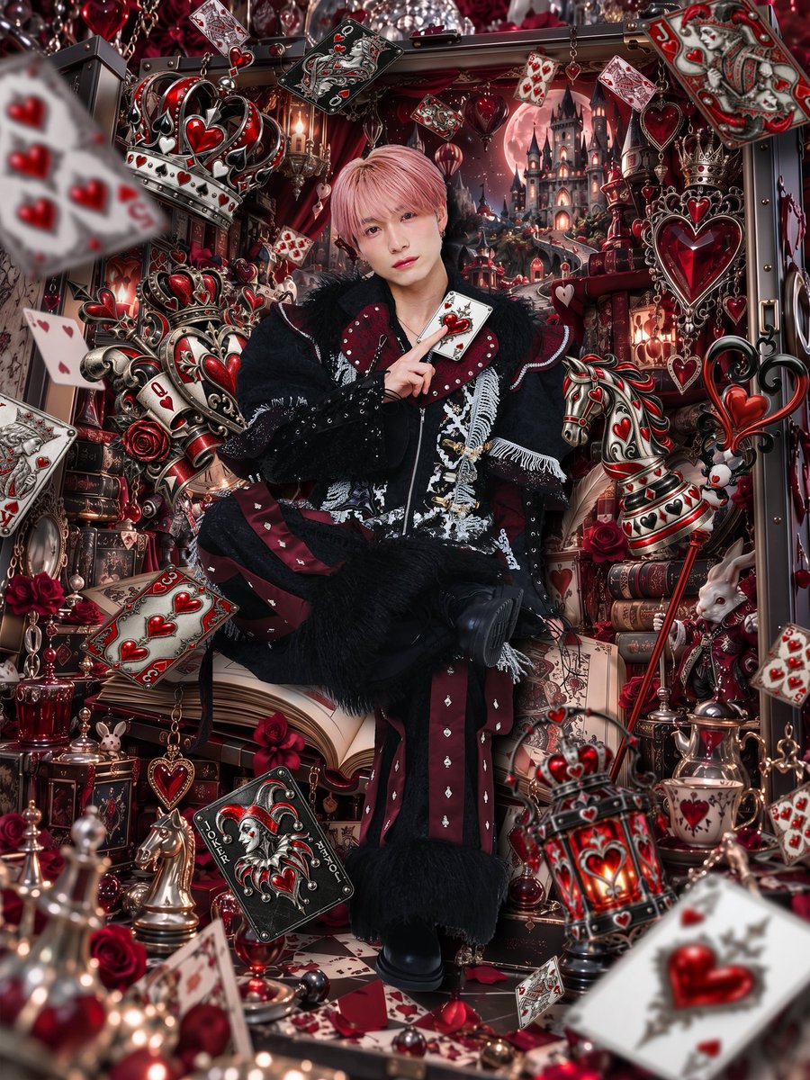 luvless_info's tweet photo. 【新アー写公開⑥】

⋆͛♡⋆͛┈┈‧✧̣̥̇‧┈┈••⋆͛♡⋆͛••┈┈┈┈                         

⚜️𝐍𝐚𝐦𝐞：ゆうま(@yuma_lvls )
❤️𝐂𝐨𝐥𝐨𝐫：Red
🌹𝐂𝐡𝐚𝐫𝐚𝐜𝐭𝐞𝐫：ハートの女王

「さあ、僕を楽しませて。」

┈┈┈┈••⋆͛♡⋆͛••┈┈‧✧̣̥̇‧┈┈••⋆͛♡⋆͛

明日20:00 Next Member公開...