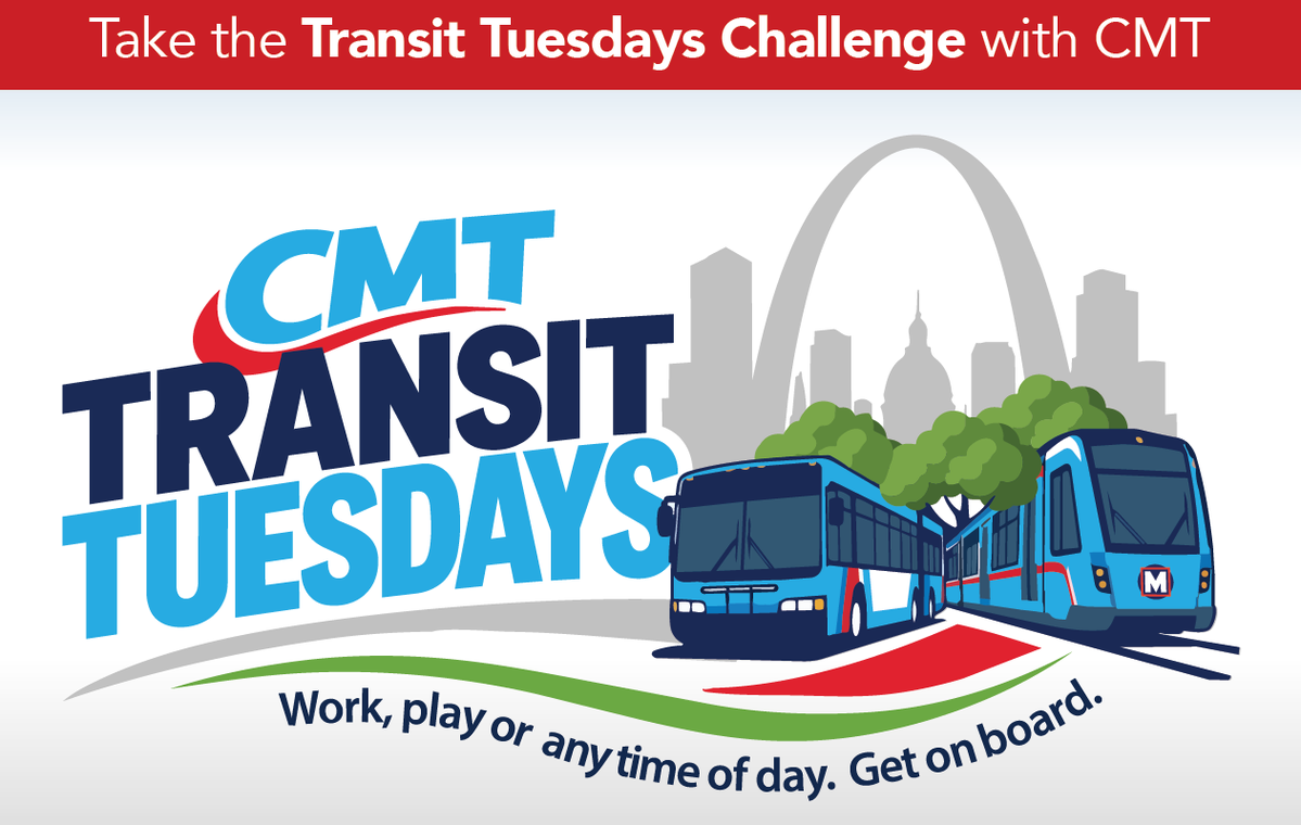SCCTransit's tweet photo. #TransitTuesdays are here! SCCTD will be joining @CMT_STL at transit centers during the commute to distribute one-day passes to area residents opting to choose transit for their daily commute. Visit our website to learn more about this ongoing campaign: https://t.co/UEwinpRqG1. https://t.co/vG5rwXuHrk