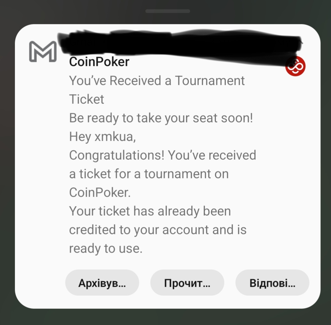 DrawingWeb's tweet photo. One more winner winner 🏆🏆🏆 GLGL

Stay part of our community - hunt your ticket 👍

#poker #giveaway #coinpoker #TheOne https://t.co/GBvz8RT7th