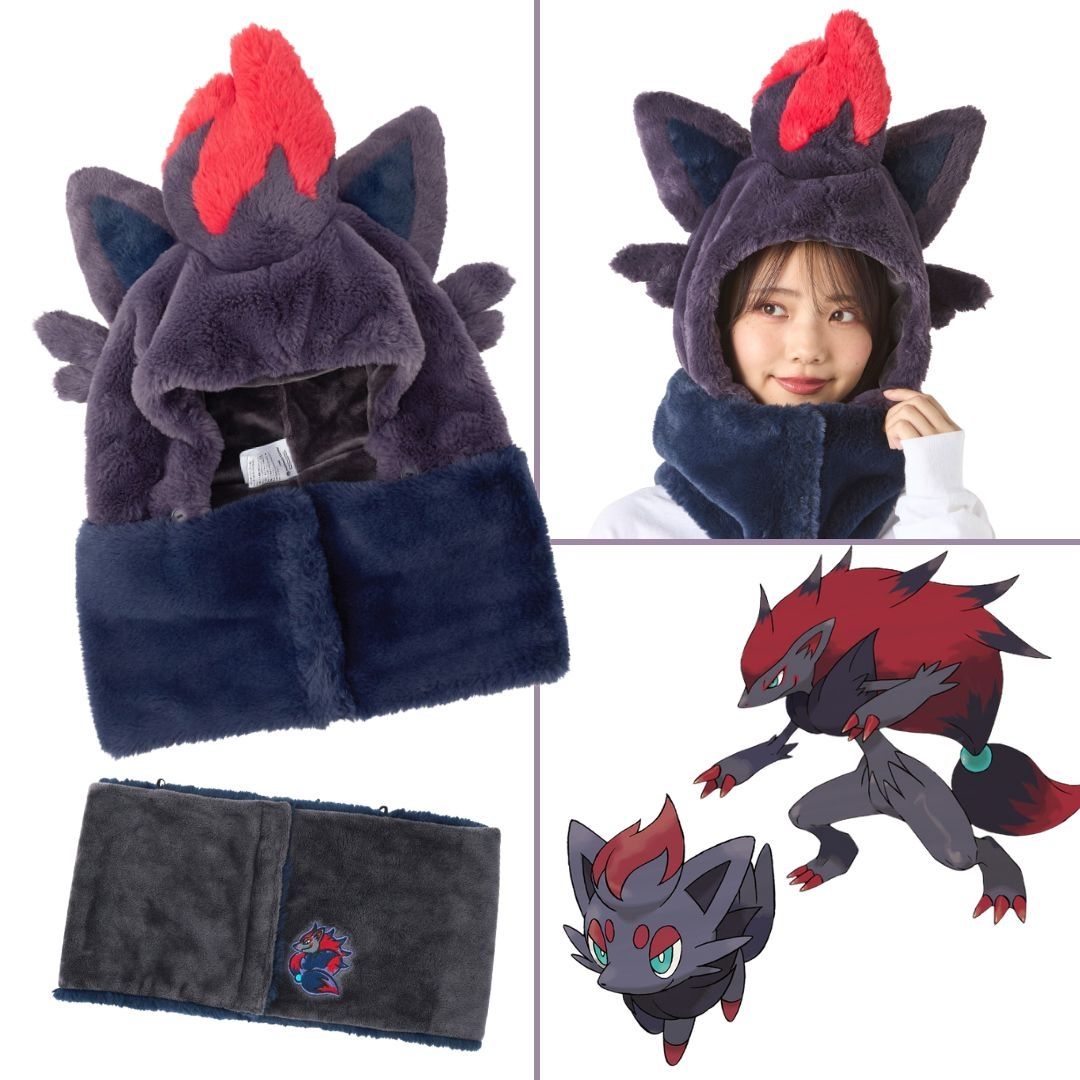 mecchaJP's tweet photo. 🎃 The Spookiest Way to Stay Cozy 🖤 
Pokémon Halloween 2026 Magic Hour Illusion! Hooded Reversible Neck Warmer - Zorua &amp; Zoroark ✨ Available Now at the link below!
🛑 https://t.co/9XfcwTE1HA

#Pokemon #Zorua #Zoroark #Halloween https://t.co/dXePHcIMV8