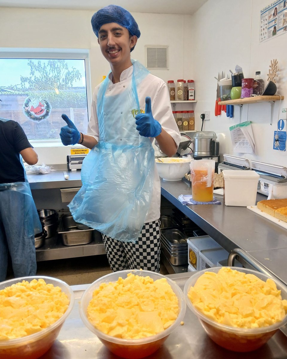 Forward2Employ's tweet photo. Luca and Jayden continue to impress at RCB care homes! 

They’ve recently been learning how to make trifles, adding to their practical kitchen skills.

Great work, both! 👏 https://t.co/cWguHocaO6