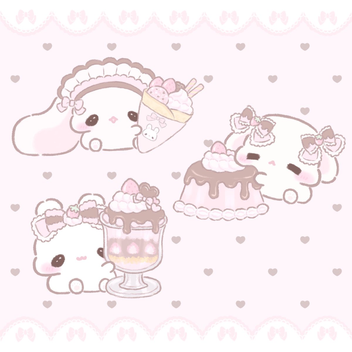 whip_usagi_'s tweet photo. いちごチョコうさちゃん𐔌ྀི.ܸ ٜ .ܸ ⸜̑⸝͂⸌̑⸍͂🍓🍫 https://t.co/kNtQKwhRBh