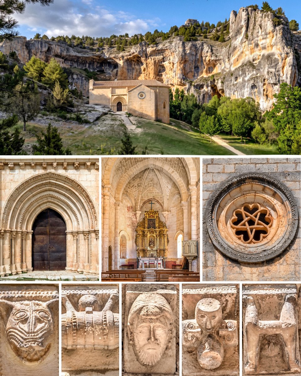 sorianitelaimag's tweet photo. Ermita de San Bartolomé (SORIA)-España : una joya románica nacida entre la piedra, el agua y el silencio.
Rodeada de enormes paredes calizas y junto al curso del río, en el corazón del Cañón del Río Lobos.
Fotografía: Conrado Ángel https://t.co/2dwsBMIC9b
