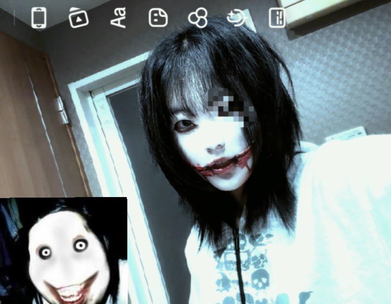 1ol21h's tweet photo. Go to sleep...🤫🔪

#jeffthekiller #creepypasta #cosplay  #fypシ゚ https://t.co/xInmsArnUd
