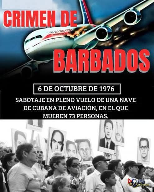 MarisolFFerrer's tweet photo. El Crimen de Barbados no es un hecho aislado, forma parte de una agresión sistemática de más de 60 años contra #Cuba,  la injusticia tiembla.  #Mayabeque  #CubaViveEnSuHistoria https://t.co/M3mfqjNBmU