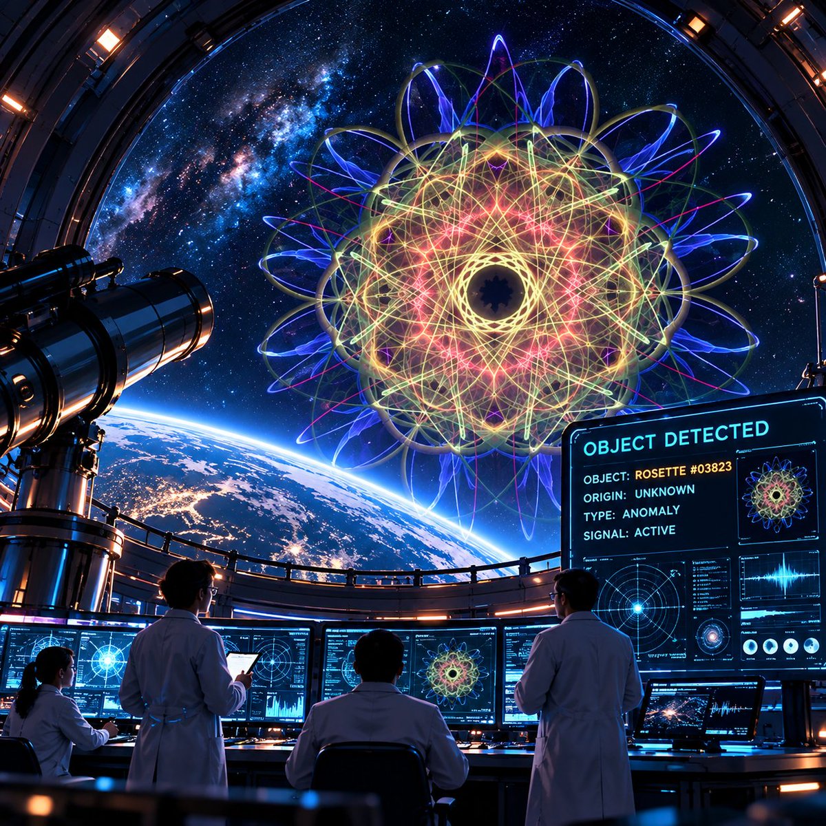 CosmicSignature's tweet photo. QUICK COMPETITION:

NASA scientists detect a celestial object approaching earth, and they've no idea what it is.

How would you describe this object? Drop it in the comments 👇

- Best answer wins 50 CSTs.
- Keep it short and sweet.
- Entries close in 12 hours.

Let's go ✍️