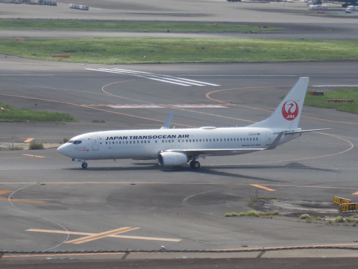 mTPzKjCSID26985's tweet photo. JTA　B737-800　JA09RK　2026年8月撮影
＃羽田空港　＃JTA　＃日本トランスオーシャン���空
＃飛行機　＃航空写真 https://t.co/iVy5Jlmatw