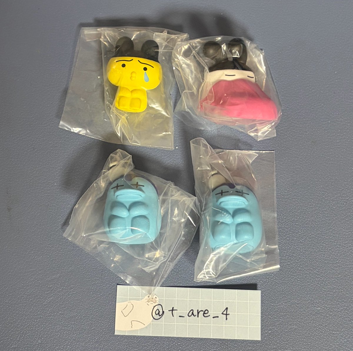 t_are_4's tweet photo. 【交換/同種異種】たまごっち まちぼうけ みんなでバカンスフィギュア

譲：まめっち、みみっち、ぎんじろっち
求：くちぱっち（まちぼうけ>バカンス）

郵送希望
それぞれ1つずつ求めています、検索からもお気軽にお声がけ下さい〜！ https://t.co/rWMN6fMEBe