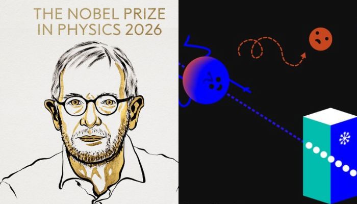 tv13gujarati's tweet photo. Nobel Prize 2026: બ્રહ્માંડના સૌથી રહસ્યમય કણ, ન્યુટ્રિનો શોધનાર વૈજ્ઞાનિકને ભૌતિકશાસ્ત્રનો નોબેલ પુરસ્કાર એનાયત
https://t.co/I5MgyaV6CE
#NobelPrize2026 #PhysicsNobel #FrancisHalzen #IceCubeObservatory #Neutrino #SpaceScience #PhysicsNews #ScienceUpdates