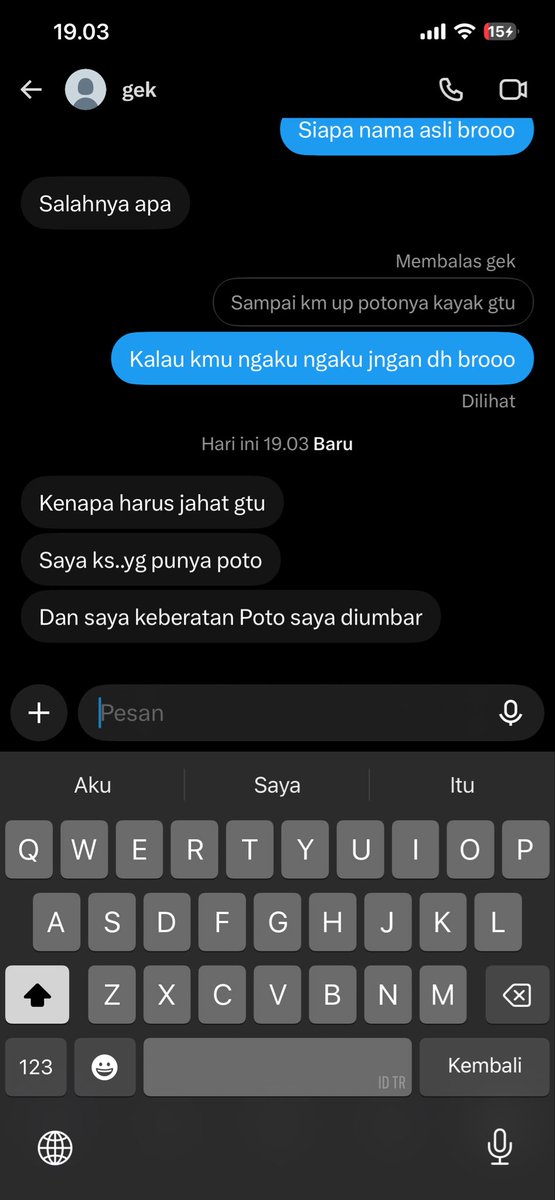 JhonJogling's tweet photo. Tdi di bilang suami ks sekarang ks lucu 🤣 https://t.co/XM0gs1xeKn