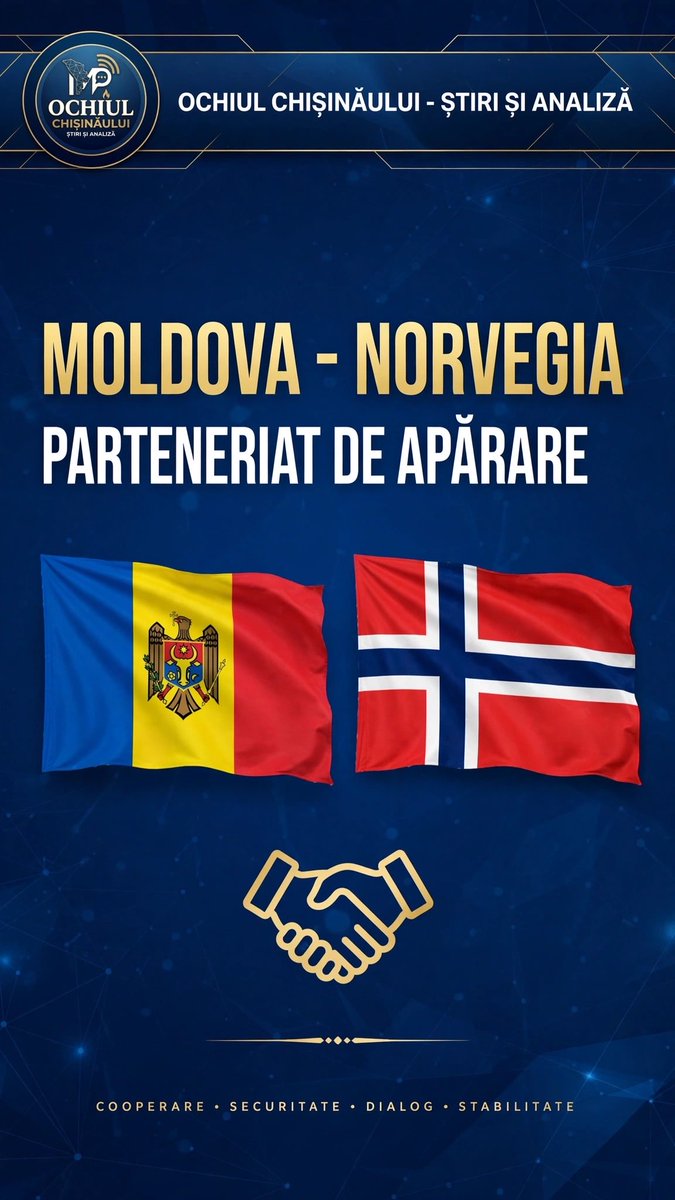 OchiulChi0's tweet photo. OFICIAL: Ministerul Apărării dezminte informațiile false despre ajutorul Norvegiei. Sprijinul este non-letal și destinat consolidării securității.

Sursa: MApN / TV Moldova 1

#moldova #stiri #oficial https://t.co/Z07Rd7UWZo