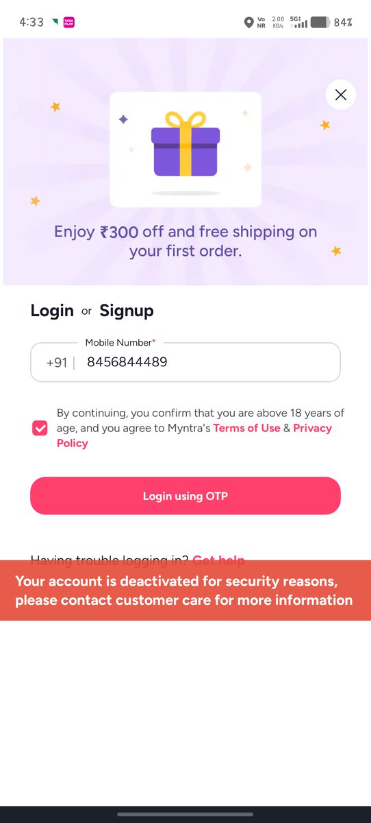 ISMARTASHO70281's tweet photo. Hello @MyntraSupport
My myntra account deactivated please activate my myntra account
Important parasale order karuga please solve my problem recover my old myntra account my myntra number deactivated please activate
@MyntraSuppor https://t.co/knn2SohZqg